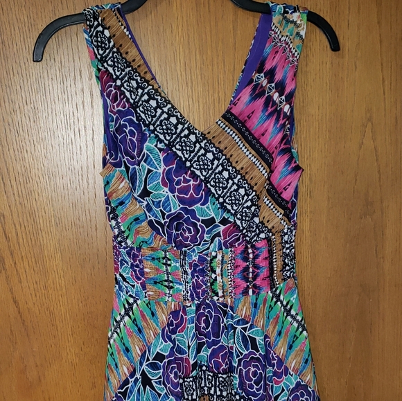 Multi-pattern Dress - Picture 2 of 3